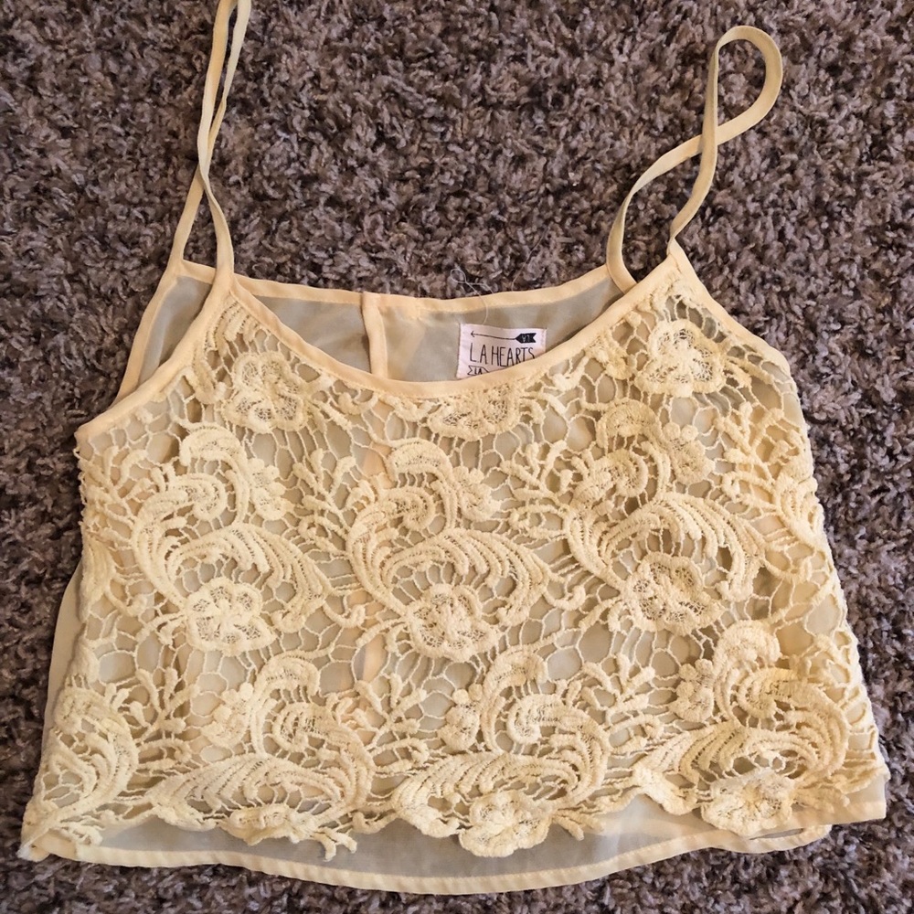 Yellow Crop Top